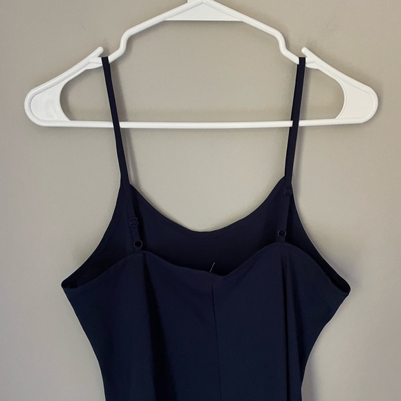 Nanette Lepore Midnight Navy Blue Satin Slip Dress Size 6 - Picture 5 of 7